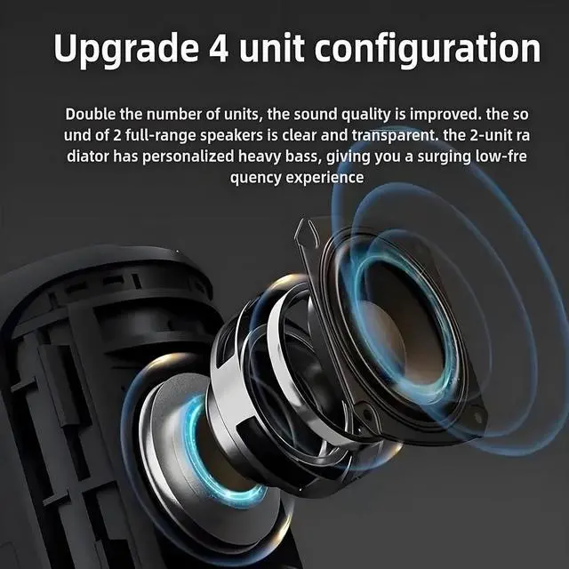 Alt view image 4 of 7 - Flying Speaker, Flying Bluetooth Speaker, Parlante Portatil, Portable Wireless Bluetooth Speaker, 50w Peak Stereo Sound Shower Speaker, IPX7 Waterproof Outdoor Speaker with Deep Bass RGB Lights(1PCS)
