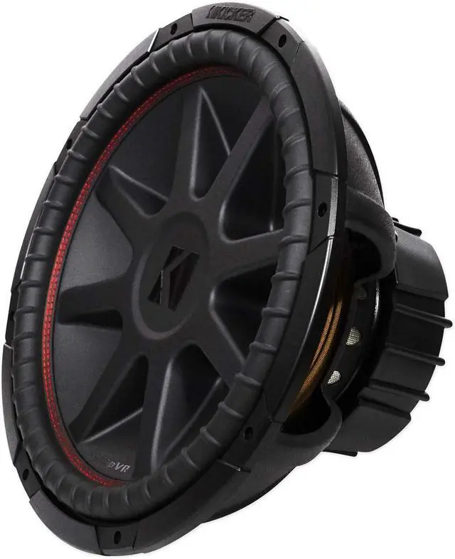 Alt view image 3 of 7 - Audiosavings Bundle: Kicker 43CVR154 COMPVR 1000 Watt 15" 4-Ohm DVC Car Stereo Subwoofer Sub CVR15-4 Bundle with Rockville Rock Anywhere Waterproof Portable Bluetooth Speaker+TWS Linking (2 Items)