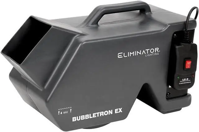Alt view image 2 of 7 - Audiosavings Bundle: Eliminator American DJ BUBBLETRON EX Bubble Machine Bundle with Rockville RPB2-BLACK Handheld Wireless Portable Bluetooth Speaker Great Sound (2 Items)