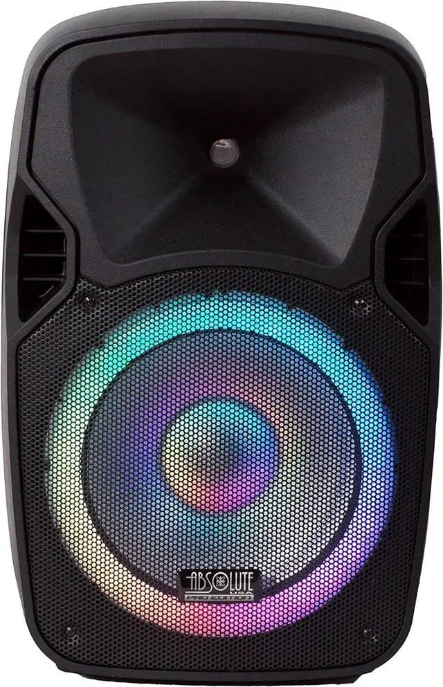 Main image of ABSOLUTE USA USPROBAT12. Portable 12" Speaker 3000 Watts PA System Wireless Mic Bluetooth