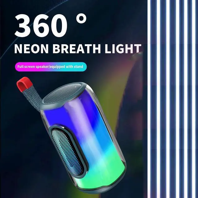 Alt view image 2 of 6 - Hopestar Series P52 - Portable Wireless Bluetooth Speaker with RGB Lights 360° Surround Stereo Bluetooth V5.3 Speakers for Party Outdoor and Room