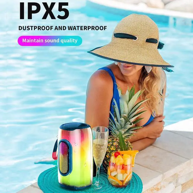 Alt view image 5 of 6 - Hopestar Series P52 - Portable Wireless Bluetooth Speaker with RGB Lights 360° Surround Stereo Bluetooth V5.3 Speakers for Party Outdoor and Room