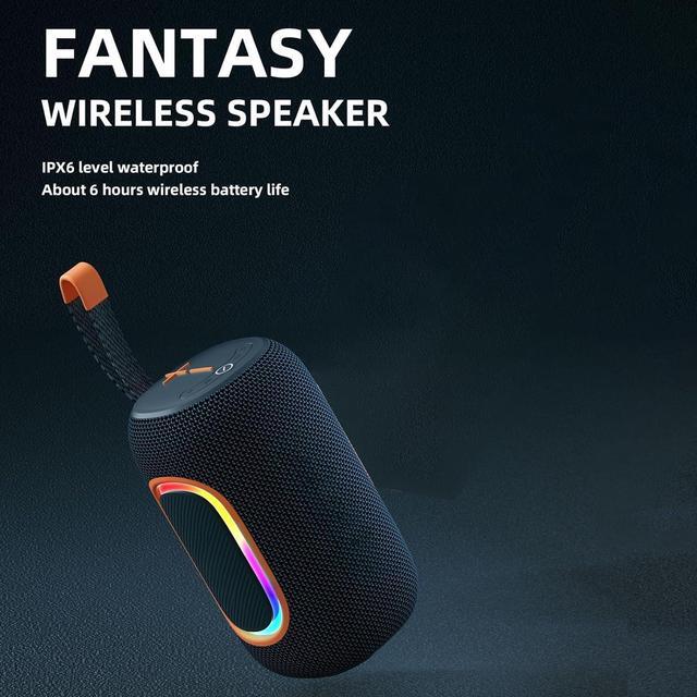 Alt view image 4 of 7 - Hopestar Series P65 - Portable Wireless Bluetooth Speaker with RGB Lights 360° Surround Stereo Bluetooth V5.3 Speakers for Party Outdoor and Room
