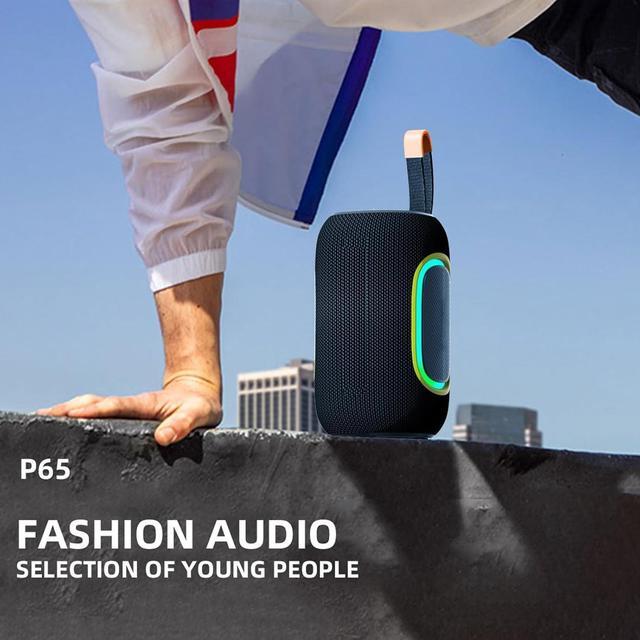 Alt view image 7 of 7 - Hopestar Series P65 - Portable Wireless Bluetooth Speaker with RGB Lights 360° Surround Stereo Bluetooth V5.3 Speakers for Party Outdoor and Room