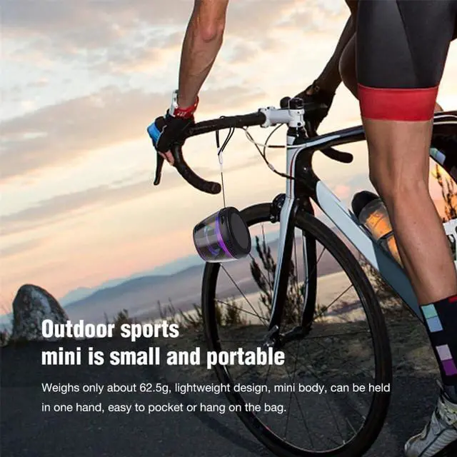 Alt view image 5 of 7 - MagVibe Speaker - MagVibe SoundPillar, Mini Magnetic Bluetooth Speaker, Portable Bluetooth Speaker with RGB Light, Ipx7 Waterproof Wireless Hi-Fi Sound for Camping, Party, Desk Decor (2PCS-AB)