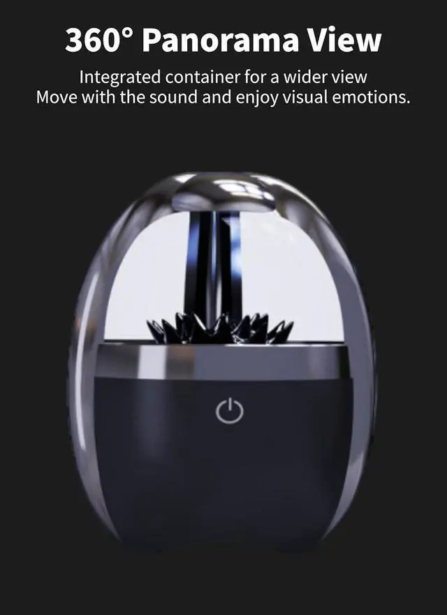 Alt view image 7 of 7 - Dancing Ferrofluid Speaker, Bluetooth5.3 Cordless Speaker, Magnetic Fluid Speaker with Colourful Light & Music Rhythm, Desktop Decorations, Creative Gifts, Cool Toys