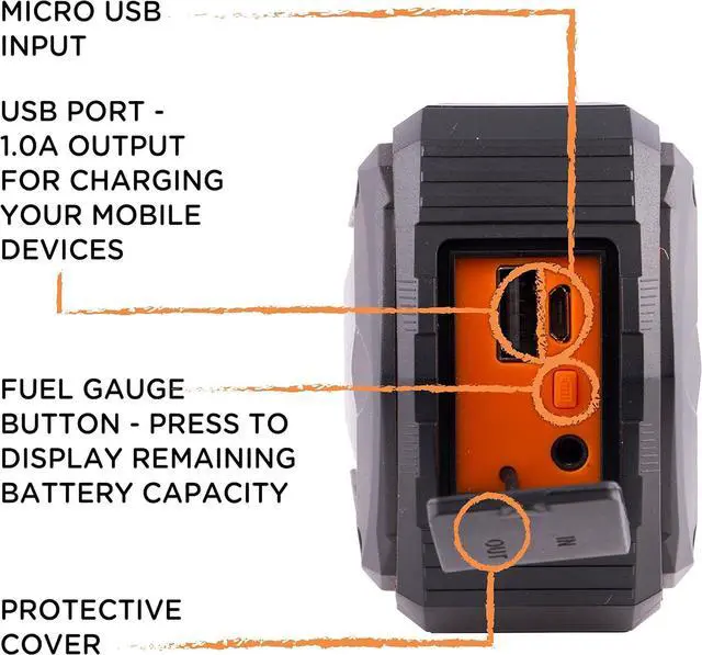 Alt view image 2 of 4 - EcoSurvivor Bluetooth Speaker, Built in Battery Backup, 34425
