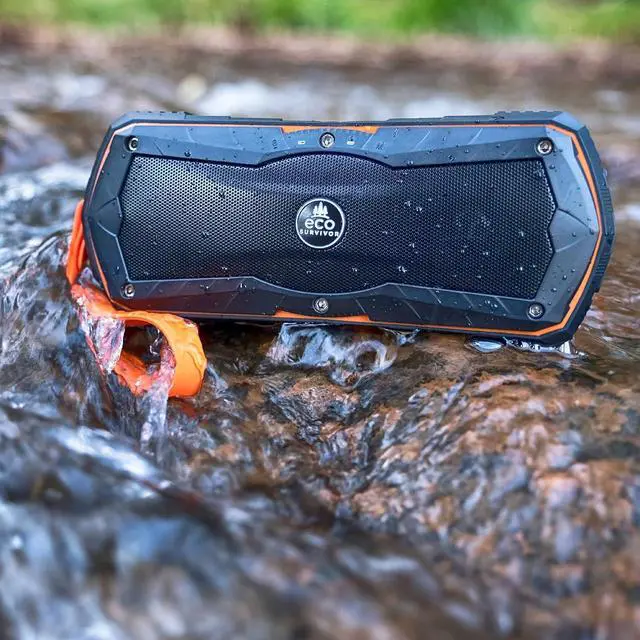 Alt view image 4 of 4 - EcoSurvivor Bluetooth Speaker, Built in Battery Backup, 34425