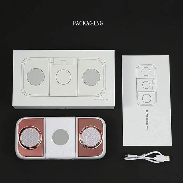 Alt view image 6 of 7 - Portable Waterproof Bluetooth Speaker, Wireless Outdoor Speaker Shower Speaker, with HD Sound, Support TF Card, Suction Cup, 12H Playtime, for Kayaking, Boating, Hiking(Pink)