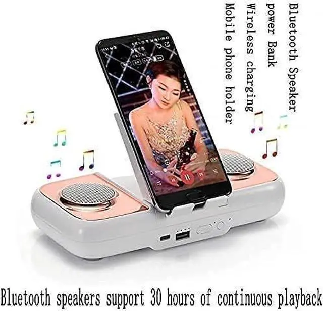 Alt view image 7 of 7 - Portable Waterproof Bluetooth Speaker, Wireless Outdoor Speaker Shower Speaker, with HD Sound, Support TF Card, Suction Cup, 12H Playtime, for Kayaking, Boating, Hiking(Pink)