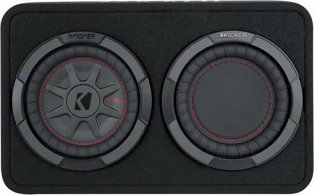 Alt view image 4 of 7 - Audiosavings Bundle: (1) Kicker 48TCWRT82 8" 600w Shallow Car Subwoofer+Sub Box Enclosure Bundle with (1) Rockville Rock Anywhere Waterproof Portable Bluetooth Speaker+TWS Stereo Linking (2 Items)