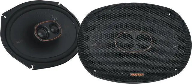 Alt view image 2 of 7 - Audiosavings Bundle: (2) Kicker 51KSC69304 150 Watt RMS 3-Way Car Audio Speakers KSC69304 KSC6930 Bundle with (1) Rockville Rock Everywhere Portable Bluetooth Speaker/Waterproof (Items 3)
