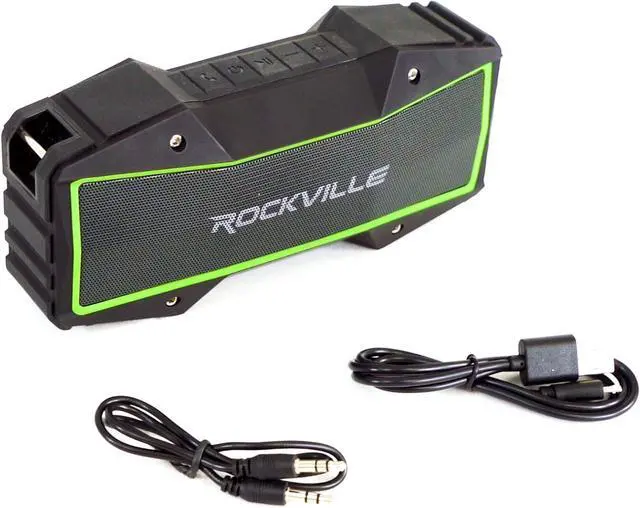 Alt view image 7 of 7 - Audiosavings Bundle: (1) Pair Kicker 40KMMTESW 4" Mini Marine Tower Enclosures in White Bundle with (1) Rockville Rock Everywhere Portable Bluetooth Speaker/Waterproof/Wireless Link (Items 3)