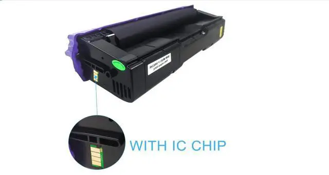 Alt view image 2 of 7 - Ennovor SP C250 Toner Cartridge Replacement for Ricoh Aficio SP C250DN C250SF C260DNW C260SFNW C261SFN C261SFNw C261DNw Printer High Capacity Toner (B/C/M/Y, 4-Pack)