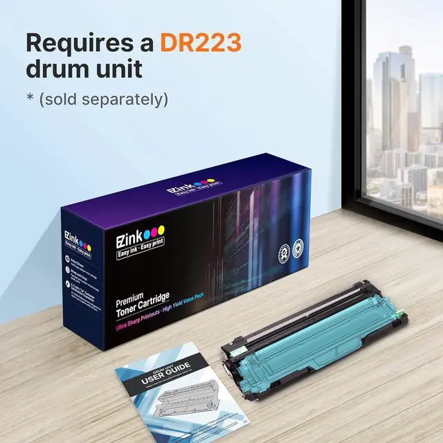 Alt view image 7 of 7 - E-Z Ink TN227 Compatible Toner Cartridge Replacement for TN-227BK/C/M/Y High Yield Brother TN227 TN227BK TN223 to use with HL-L3270CDW HL-L3230CDW HL-L3210CW HL-L3290CDW MFC-L3710CDW (4 Pack)