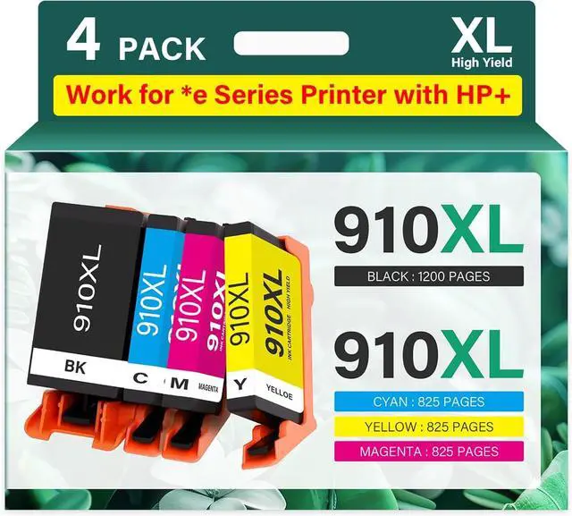 Main image of 910XL 910 8015e Ink Cartridges Combo Pack: Replacement for HP 8025e 910 XL 910XL Black and Color 910XL/910 Multipack for OfficeJet Pro 8015e 8025e 8028e 8020 8035e 8034e 8020e 8025 8010 8028 Printer