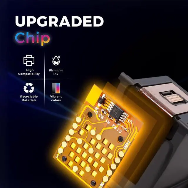 Alt view image 3 of 7 - HOTCOLOR ts3420 Ink cartridges Replacement for Canon Ink 243 244 PG-243 CL-244 for Canon pixma ts3420 Ink TS3400 TR4522 MG2524 (1Black/1Tri-Color, 2PK)