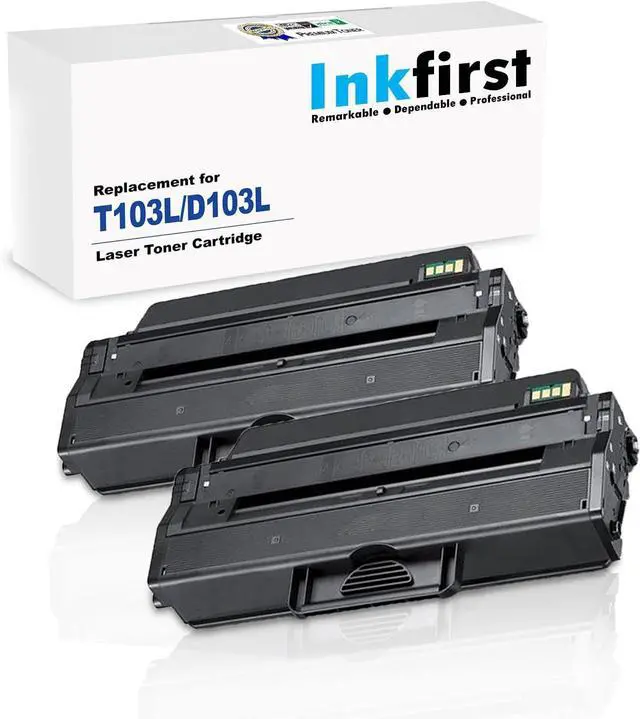 Main image of 2 Inkfirst Compatible High Yield Toner Cartridges Compatible with Samsung MLT-D103L (MLTD103L) D103L BlackML-2955DW ML-2955ND SCX-4728FD SCX-4729FD SCX-4729FW ML-2950D ML-2950ND