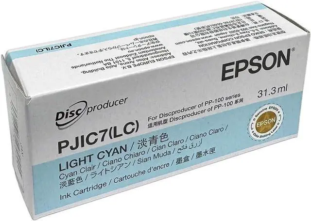 Alt view image 3 of 4 - PJIC2-C13S020448 Ink Cartridge (Light Cyan, 1-Pack) Compatible with DiscProducer PP-100 in Retail Packaging
