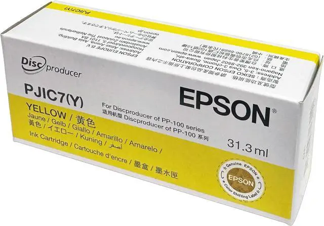 Main image of Digital Yellow Ink Cartridge (1-Pack) for DiscProducer PP-100, PP-50, PP-100II, PP-100N, PP-100BD, PP-100AP in Retail Packaging