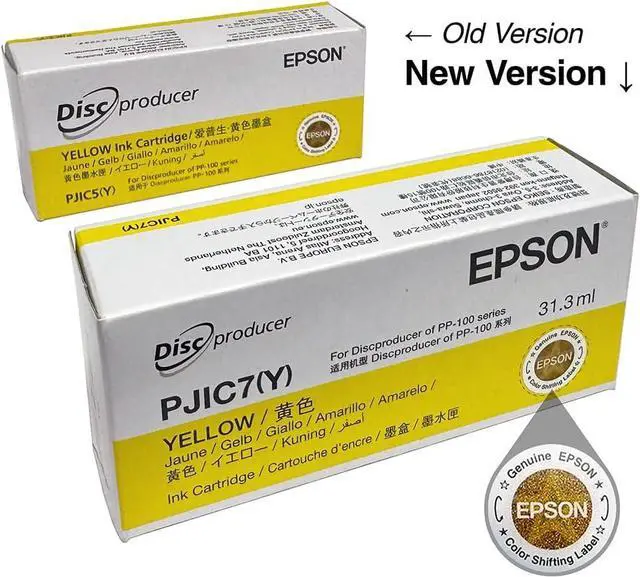 Alt view image 2 of 4 - Digital Yellow Ink Cartridge (1-Pack) for DiscProducer PP-100, PP-50, PP-100II, PP-100N, PP-100BD, PP-100AP in Retail Packaging