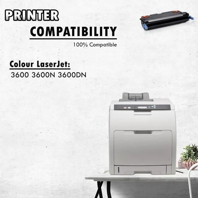 Alt view image 6 of 7 - Inkfirst Remanufactured Black Toner Cartridge Replacement for HP Q6470A 501A Color LaserJet 3600 3600N 3600DN 3800 3800DN 3800DTN 3800N CP3505DN CP3505N CP3505X