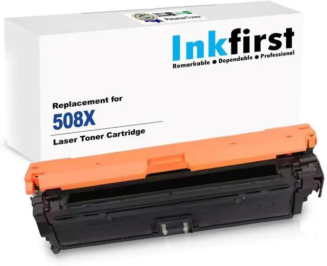 Main image of Inkfirst Compatible Black Toner Cartridge Replacement for HP CF360X CF360A 508X 508A Color LaserJet Enterprise M552dn M553dn M553n M553x M577dn M577f Flow M577c M577z