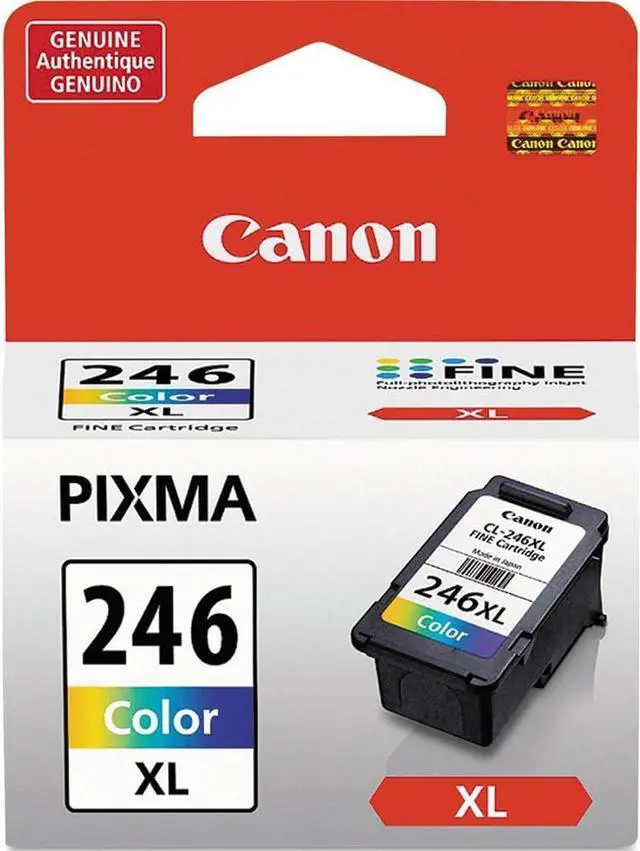 Alt view image 2 of 3 - Canon CL-246XL Color Ink Cartridge & Two PG-245XL Black Cartridge Fine Ink Cartridge