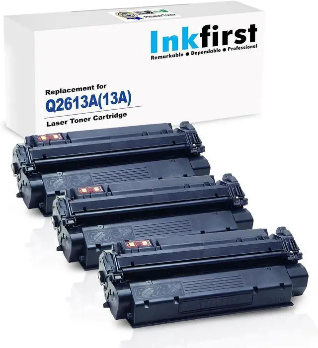 Main image of 3 Inkfirst Compatible Toner Cartridges Replacement for HP Q2613A 13A LaserJet 1300 1300n 1300xi
