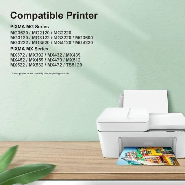 Alt view image 2 of 6 - PG-240 XL/CL-241 XL Ink Cartridges, Black/Tri-Color 2 Pack Replacement for 240xl 241xl PG-240XL CL-241XL for PIXMA MG3620, TS5120, MG2120, MG3120, MG4120, MG2220, MG3220, MG3520, 5756