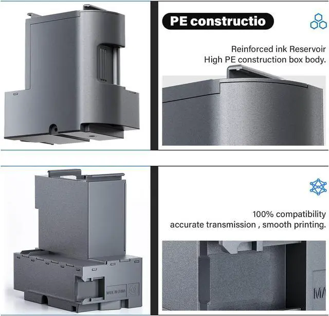 Alt view image 4 of 7 - Waste Ink Pad Replacement with Reset Software Compatible Replacement for E Pson ET-2850 ET-2760 ET-2750 ET-2700 ET2850 ET2760 ET2750 ET2700 2850 Printer, Maintenance Box with Reset Software