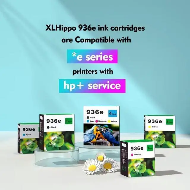 Alt view image 3 of 6 - 936e Black Replacement for HP 936 Black Ink Cartridges for HP Printers 9125e 9135e 9130e 9120e Series, for 936 Series HP936 HP936e 936xl Work for OfficeJet Pro 9730e 9720 9128e 9110b 9130 b (1 Pack)