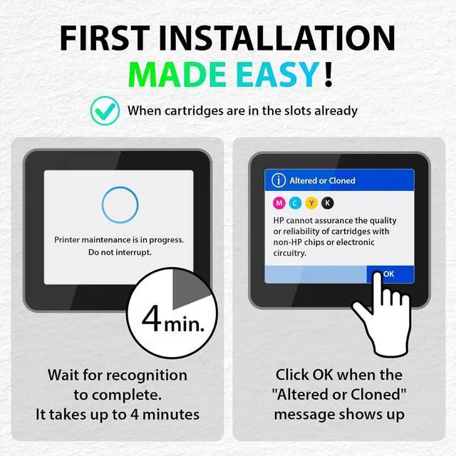 Alt view image 4 of 7 - Smart Ink Remanufactured Ink Cartridges Replacement for HP 962 XL 962XL 4 Combo Pack (Black, Cyan, Magenta, Yellow) to use with OfficeJet Pro 9010e 9012e 9015e 9022e 9025e 9028e 9010 9015 9020 9025