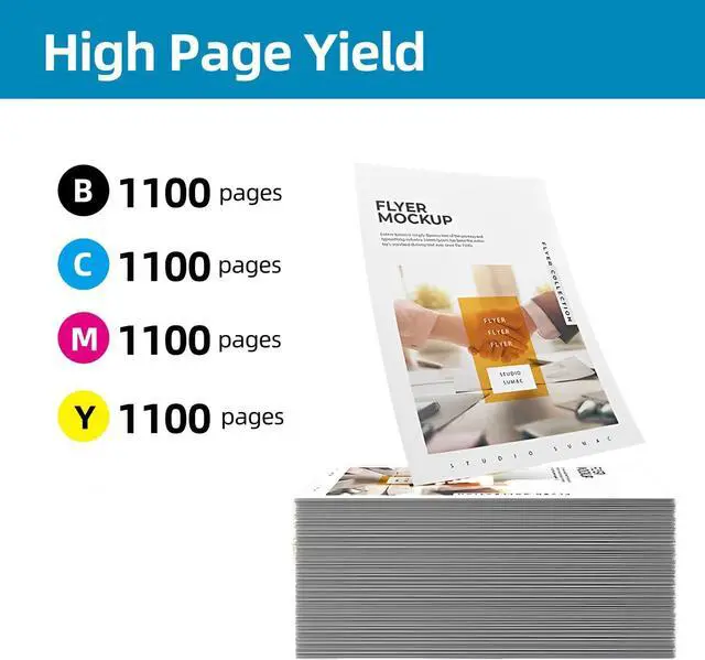 Alt view image 3 of 7 - 822XL Remanufactured for Epson 822XL Ink Cartridges Combo Pack for 822 T822XL for Workforce Pro WF-3820 WF-3823 WF-4820 WF-4830 WF-4833 WF-4834 Printer 5-Pack(2 Black 1 Cyan 1 Magenta 1 Yellow)