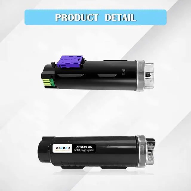 Alt view image 4 of 6 - 6510 6515 Toner Cartridge Compatible for Xerox WorkCentre 6515DN 6515DNI 6515DNM 6515N Phaser 6510DN 6510DNI 6510DNM 6510N 5500&4300 Pages 106R03480 106R03690 106R03691 106R03692 ( 2BK/C/M/Y)