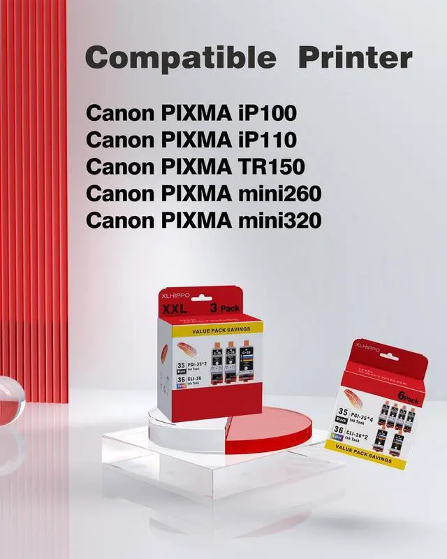 PGI-35 CLI-36 Ink Cartridges TR150 TR160 IP110 IP100 Ink For 35 36 - View #2