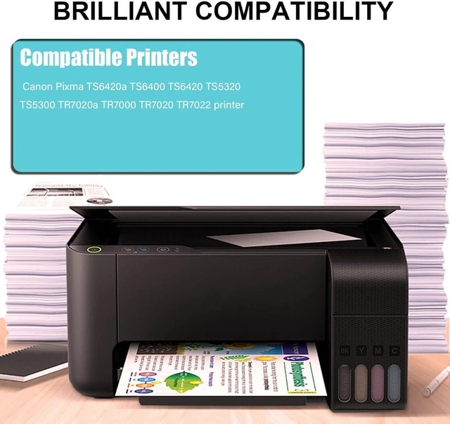 Alt view image 4 of 6 - 260XL 261XL Ink Cartridges Replacement for Canon 260 and 261 Ink Cartridges PG-260 XL CL-261 XL for Canon Pixma TS6420a TS6420 TS6400 TR7020a TR7020 TR7000 TS5300 TS5320 (1 Color)