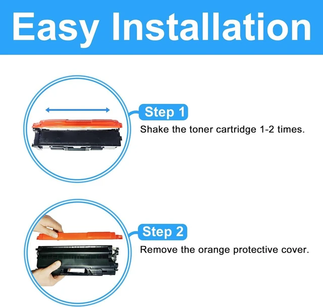 Alt view image 4 of 7 - LCL Compatible Toner Cartridge Replacement for Brother TN-331 TN-336 TN331 TN336 TN336BK TN336C TN336M TN336Y (4-Pack,KCMY) for HL-4150CDN HL-4140CN HL-4570CDW HL-4570CDWT HL-L8250CDN HL-L8350CDW