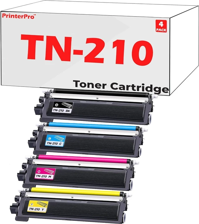 Main image of Compatible TN-210 Brother TN210 Toner Cartridge DCP-9010CN HL-3040CN HL-3045CN HL-3070CW HL-3075CW MFC-9010CN MFC-9120CN MFC-9125CN MFC-9320CN MFC-9320CW MFC-9325CW (1 Set B/C/M/Y)