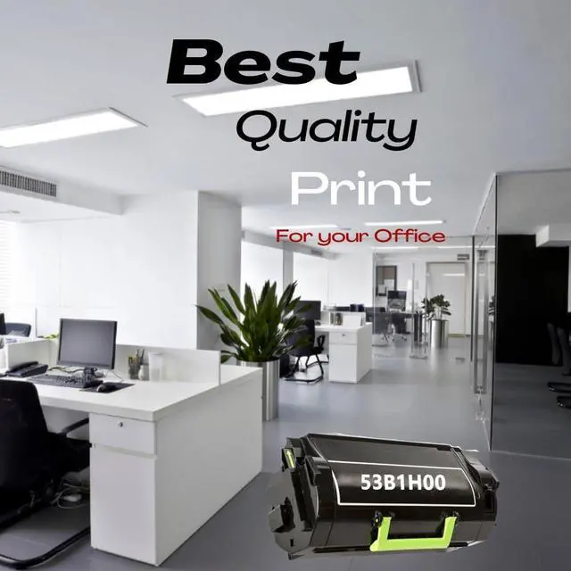 Alt view image 4 of 6 - TonerParts Replacement 53B1H00, 53B0HA0 High Yield 25,000 Pages Toner Cartridge for Lexmark MS817, MS817N, MS817DN, MS818, MS818N, MS818DN Printers