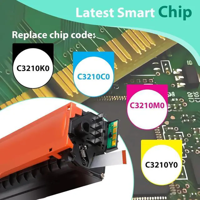 Alt view image 2 of 7 - for Lexmark MC3224 MC3326 Toner Cartridges (with Chip),C3210K0 Ink Cartridge for C3224dw MC3224i MC3224dwe MC3224adwe C3326dw MC3326i MC3326dwe C3426dw MC3426i Printer,Compatible with C320010(Black)