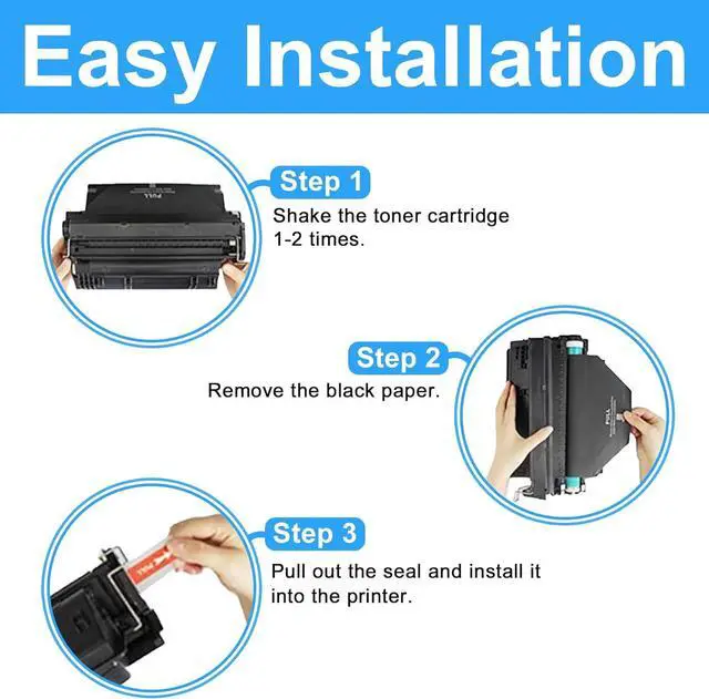 Alt view image 3 of 7 - LCL Compatible Toner Cartridge for HP 61A 61X C8061A C8061X 10000 Pages (1-Pack, Black ) for HP Laser Jet 4100MFP 4100dtn 4100 4100N 4100TN
