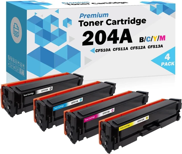 Main image of Ultra Toner® 204A Compatible Replacement for HP 204A CF510A CF511A CF512A CF513A Toner Cartridge - Color LaserJet Pro M154a M154nw MFP M180n M180nw M181fw (1SET)