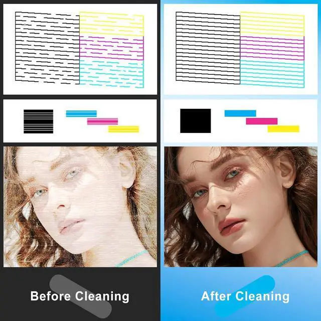 Alt view image 2 of 7 - Printhead Cleaning kit 200mL for E pson Printer, Printer Cleaning Kit for HP, Print Head Cleaning Kit for Canon, Inkjet Printer Nozzle Cleaning Kit for Brother