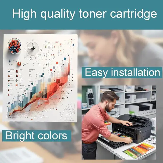 Alt view image 6 of 7 - MS911 54G0H00 Toner Cartridge, High Yield 32500 Pages, Reliable Performance Compatible for Lexmark MS911de MX910de MX911dte MX912dxe Printer (Black 4Pack)