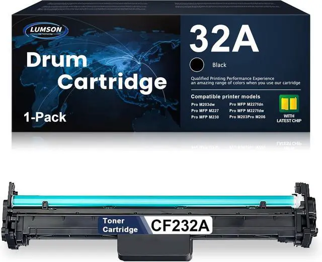 Main image of 32A Drum Unit Replacement for HP 32A CF232A Imaging Drum Pro MFP M203dw M227fdw M227fdn M203d M203dn M227sdn M227 M203 Printer Ink 1 Pack