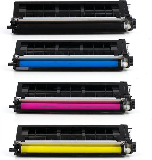 Alt view image 2 of 7 - 4 PK Moustache Compatible for Brother TN-315 TN315 TN310 Black Cyan Magenta Yellow Toner Cartridges Compatible for Brother HL-4150CDN HL-4570CDW HL-4570CDWT MFC-9460CDN MFC-9560CDW MFC-9970CDW