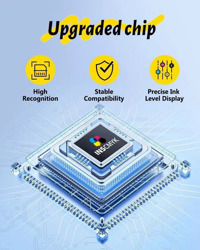 Alt view image 5 of 7 - 202XL Remanufactured Replacement for Epson Printer for Epson 202XL Ink Cartridges Multipack 202 XL T202 XL Ink Cartridges for Epson WF-2860 XP-5100 (6 Pack)