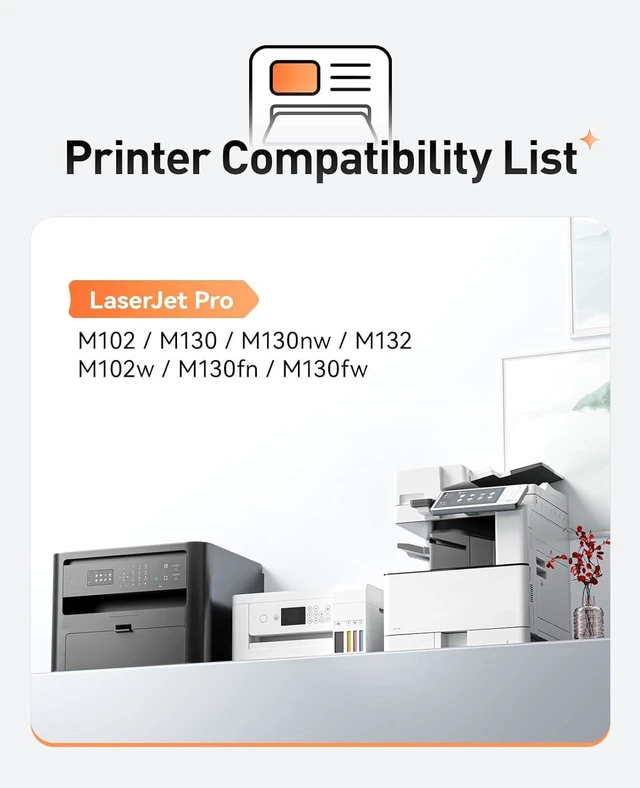 Alt view image 2 of 6 - 19A CF219A Drum Unit (Not Toner) Black 2-Pack High Yield Replacement for HP 19A CF219A Imaging Drum Compatible with HP LaserJet Pro MFP M130fn M130fw M130nw M130a M102w M102a M130 M102 Series Printer