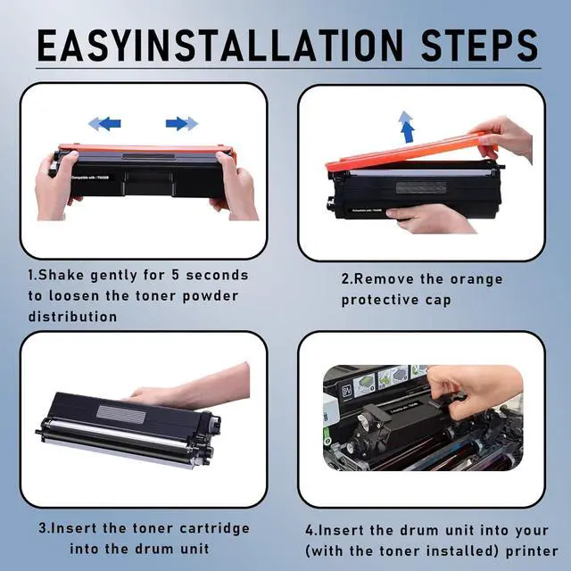 Alt view image 7 of 7 - CRG-069 High Yield Toner Cartridge Compatible for Canon Compatible Replacement for Canon LBP673CDN LBP673CDW LBP674CX MF752CDW MF756CX Printers